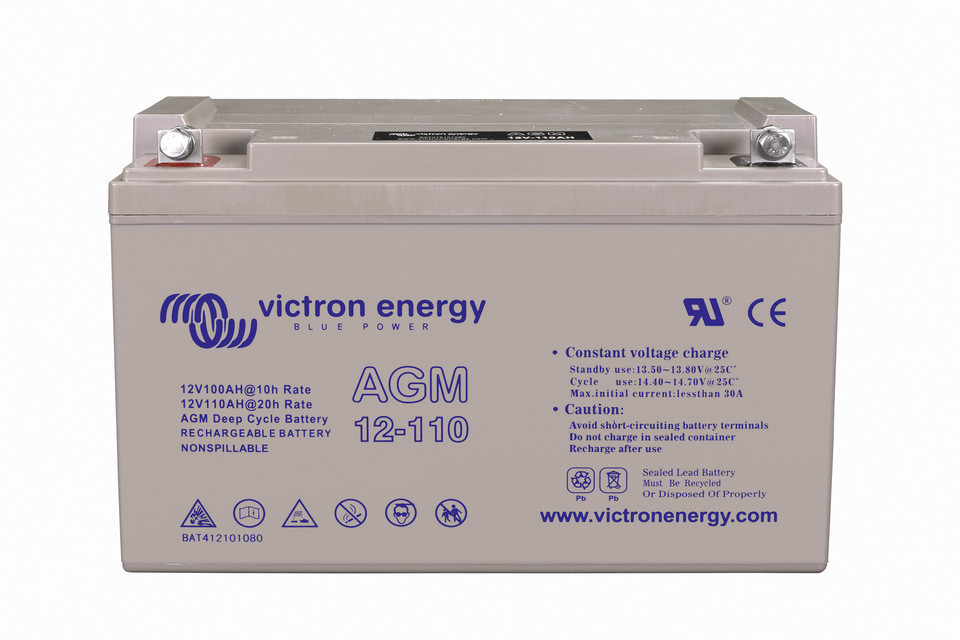 Victron Battery 12V 110Ah AGM Deep Cycle 4-Pack