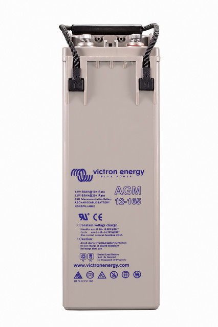Victron Energy 12V 165Ah AGM Telecomm Slim battery M8-insert 4-Pack