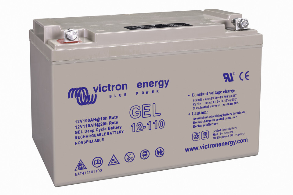 Victron 12V 110Ah Gel Deep Cycle battery 4-Pack
