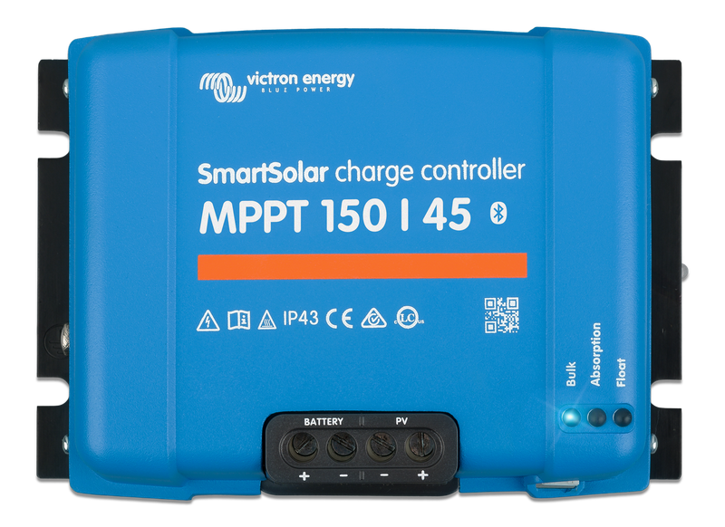 Victron Energy SmartSolar MPPT 150/45 (12/24/48V-45A) 45A Solar Charge Controller Bluetooth inside