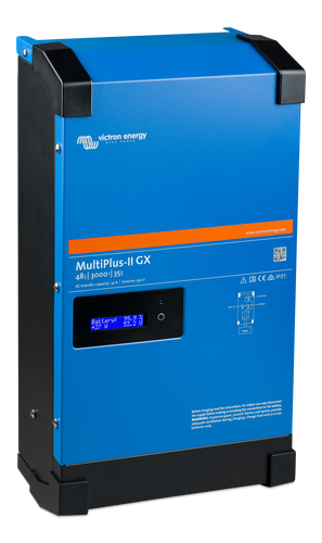 Victron MultiPlus-II GX 48V DC to 3000VA 230V AC 35A Charging 32A ATS  VE Bus Inverter Charger with LCD and  a Venus GX built-in