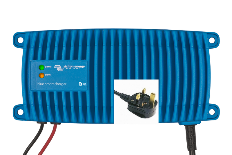 Victron Blue Smart IP67 Battery Charger 12V 25A  230V/50Hz UK plug