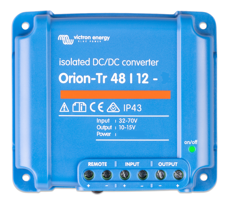 Victron Energy Orion-Tr IP43 DC-DC converter from 48V to 12V 240W 20A Galvanic isolation