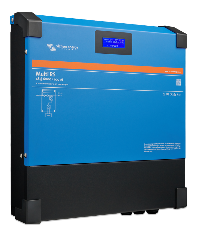 Victron Multi RS 48V DC to 5.2KW 230V AC 100A Charging 50A ATS VE Can Bluetooth Inverter Charger Without Solar