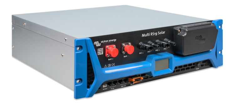 Victron Multi RS 19 48V DC to 6KVA 230V AC 80A Charging 50A ATS Inverter Charger 450V Solar MPPT Rack Mount System