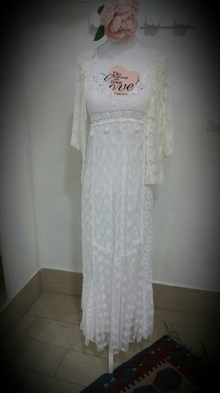 Vestido Ibizenco de Encaje y Croché