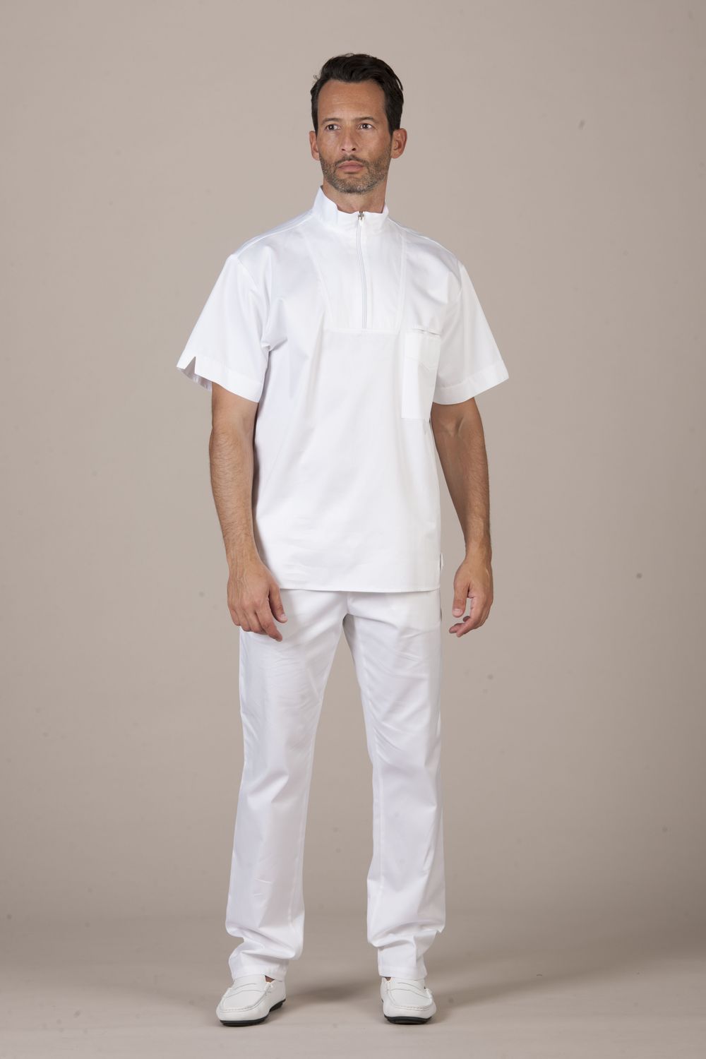 Muški bijeli komplet XL Bluza+hlače - Second choice