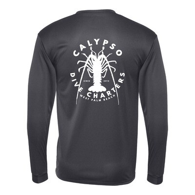 Calypso Lobster Diver Logo Sport-Tek Long Sleeve