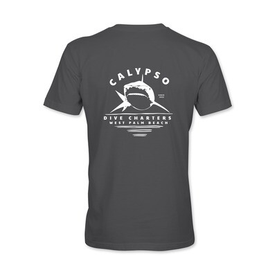 Calypso Tiger Shark Diver Logo Sport-Tek Short Sleeve