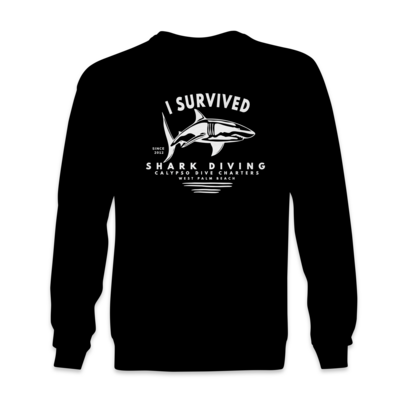Calypso "I Survived Shark Diving" Unisex Sweatshirt