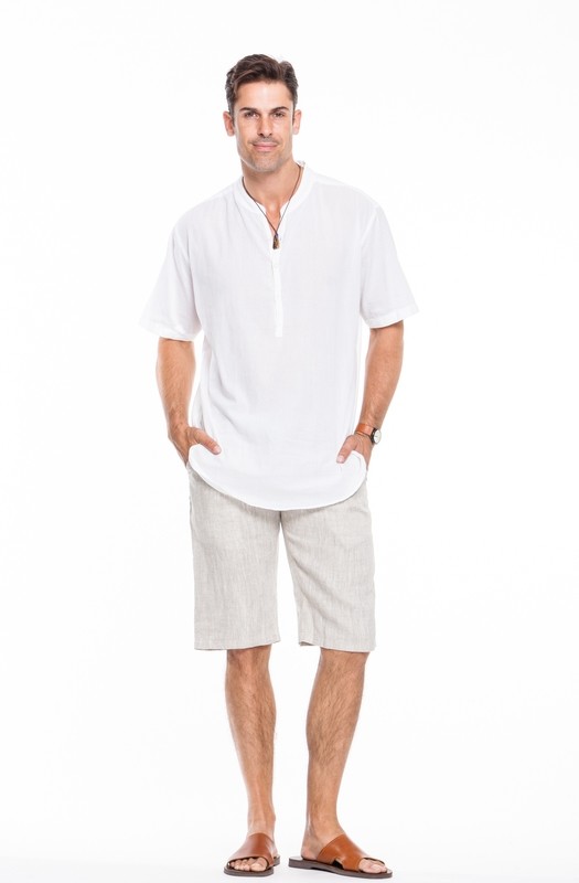 Linen Shorts Natural