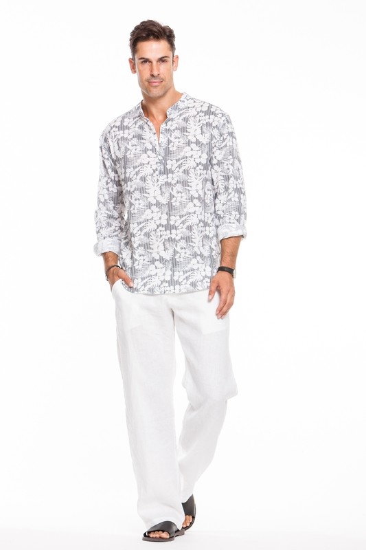 Cottonworx Linen Pants White