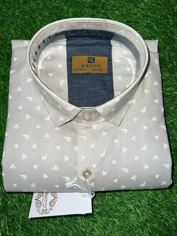 Kento premium shirt, gray, ragular fit.