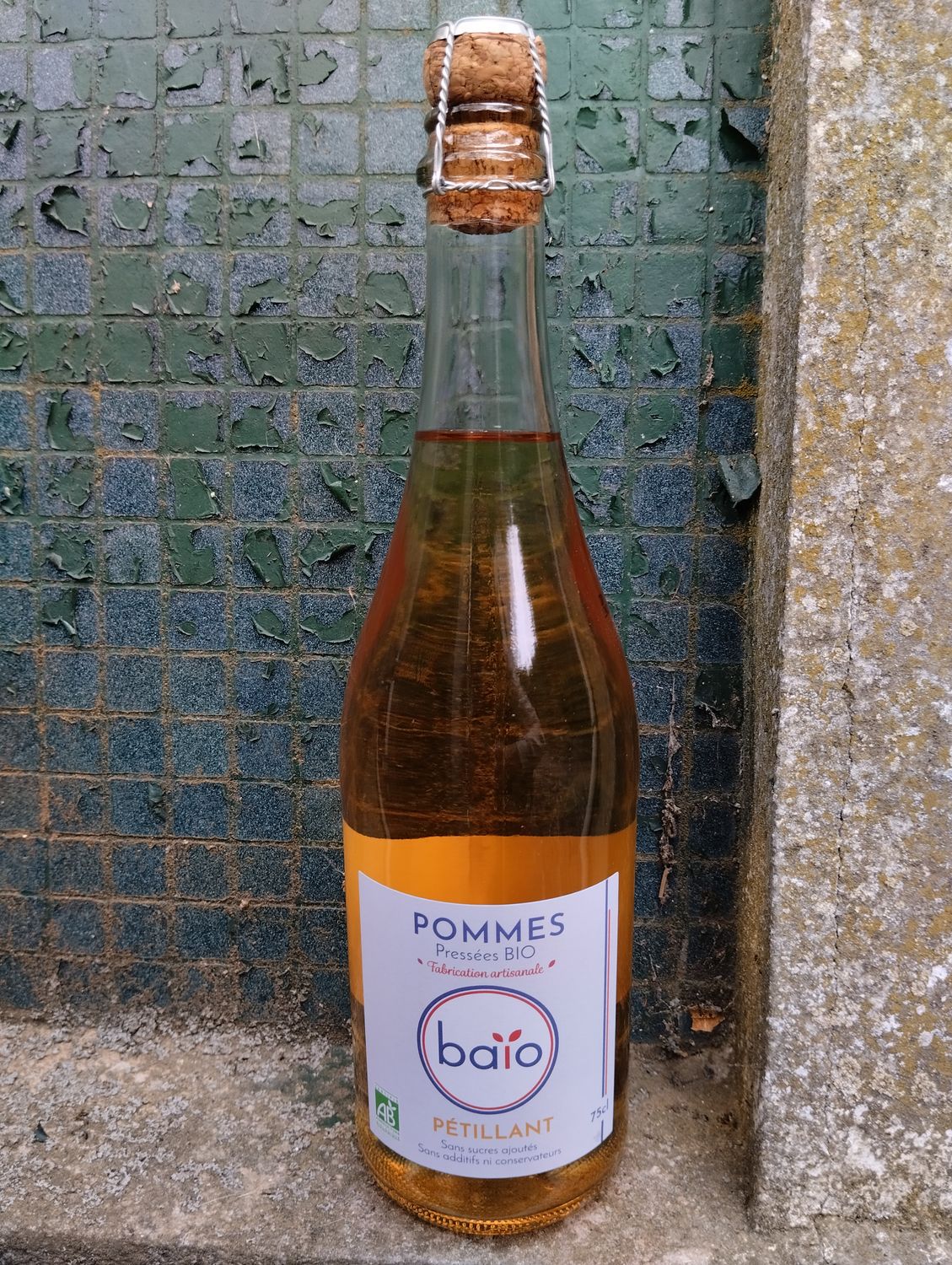 Jus de pommes pétillant BIO