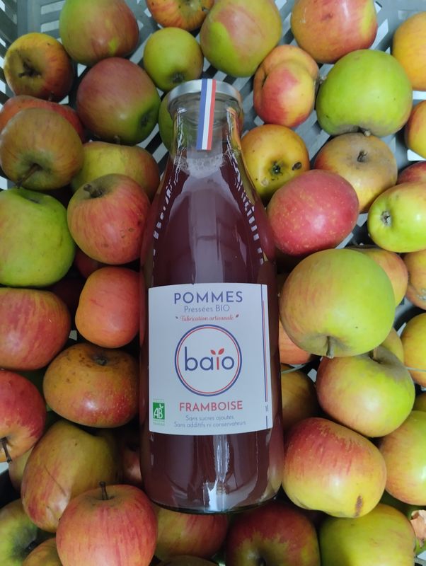 Jus de Pomme-Framboise BIO / 1L