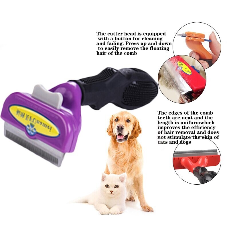 Pet Hair shedding Comb Pet dog cat Brush Cat comb Hair Removal Comb for Dogs for Cats Pet Supplies