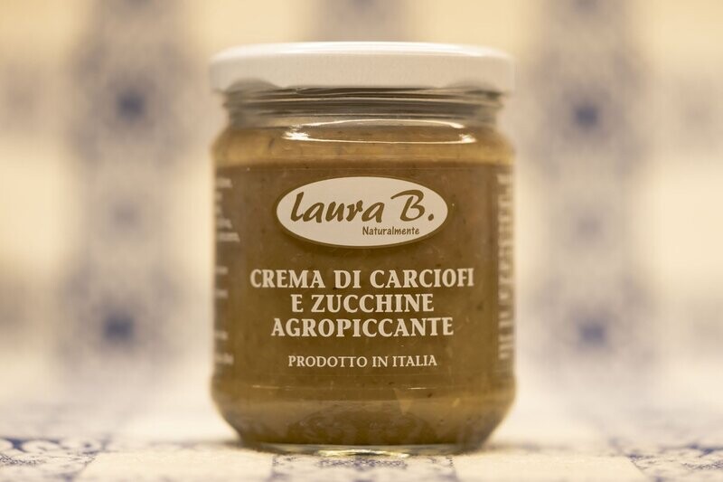 CREMA DI CARCIOFI E ZUCCHINE AGROPICCANTE