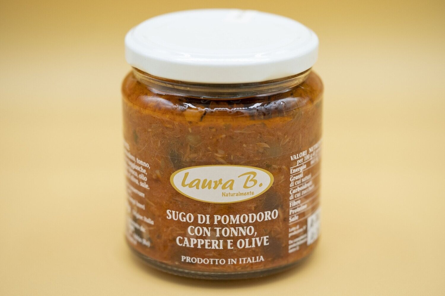 SUGO DI POMODORO CON TONNO CAPPERI E OLIVE