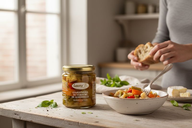 GIARDINIERA DI VERDURE IN AGRODOLCE GIARDINIERA DI VERDURE IN AGRODOLCE