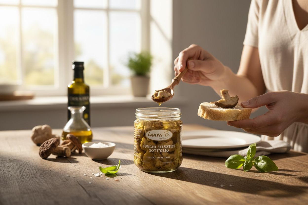 FUNGHI SELVATICI SOTT'OLIO