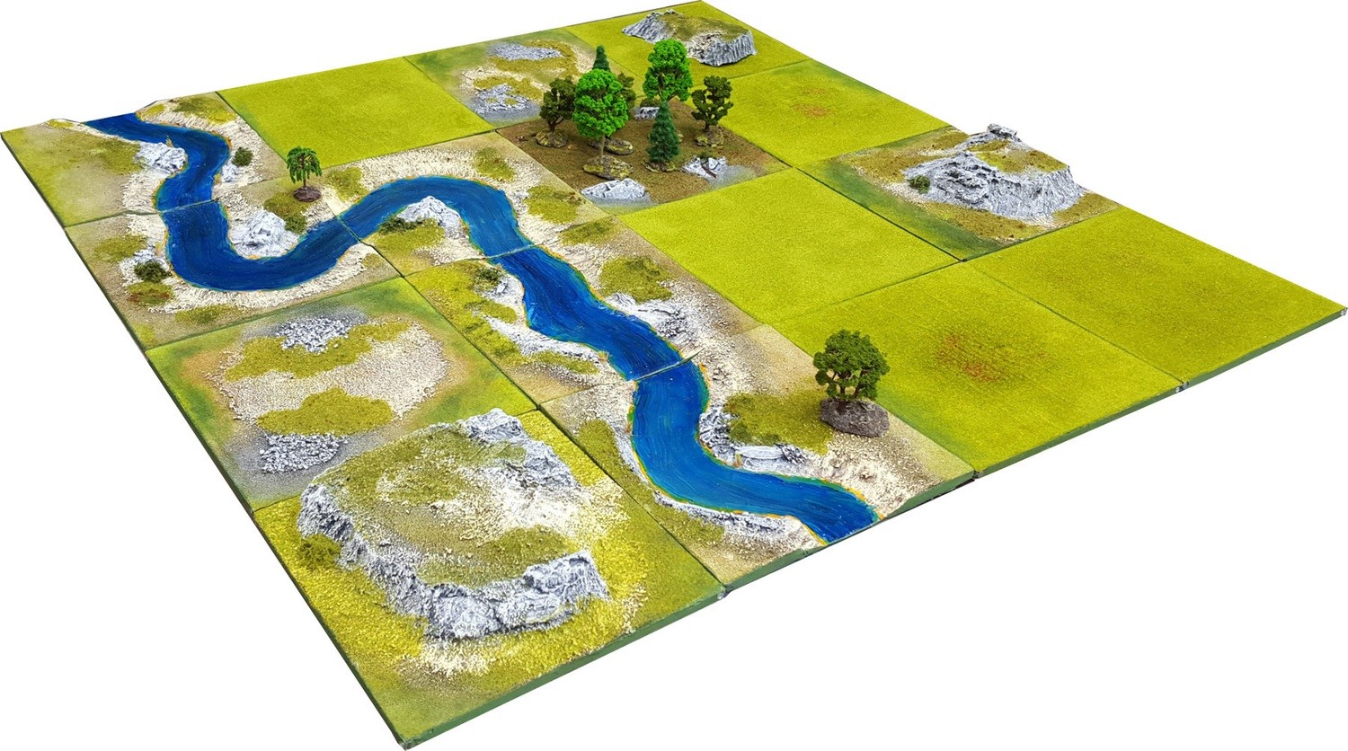 4'x4' RIVER VALLEY Battlefield Set