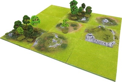 3&#39;x3&#39; FOREST DELL Battlefield Set