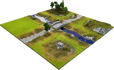 3&#39;x3&#39; STREAM FORD Battlefield Set