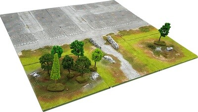 3&#39;x3&#39; SUBURBS Battlefield Set