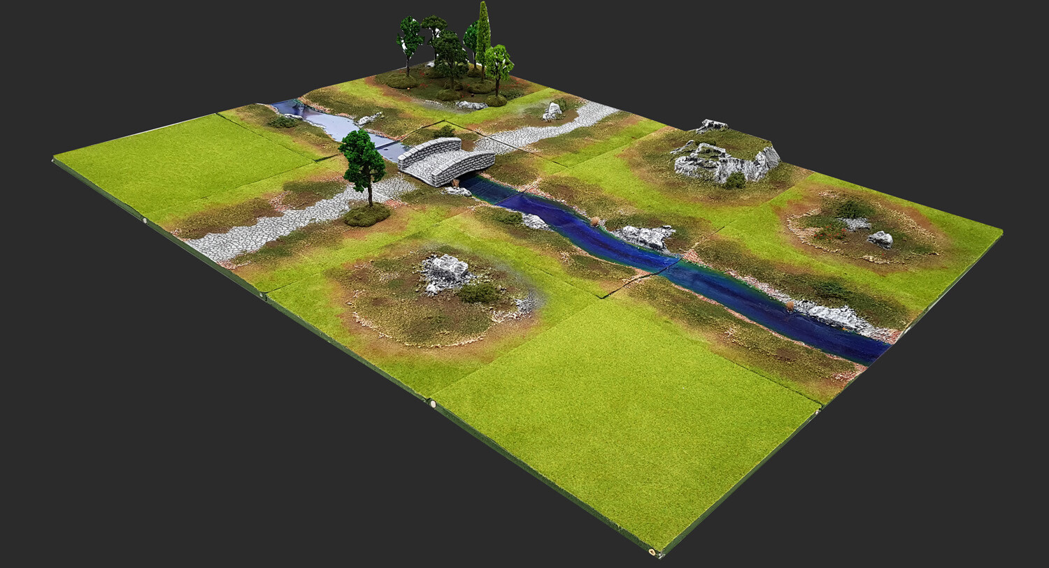 4'x3' RIVER GLEN Battlefield Set