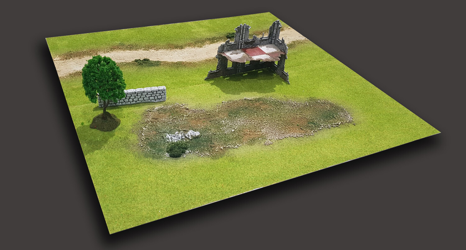 PEDION SLIM Terrain Set (2'x2' table - 2 Slim Tiles)
