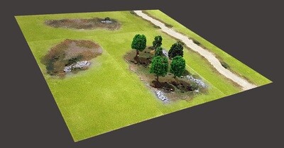 PEDION SLIM Terrain Set (3&#39;x3&#39; table - 5 Slim Tiles)