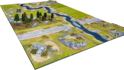 Green Spring version, Cobblestone road