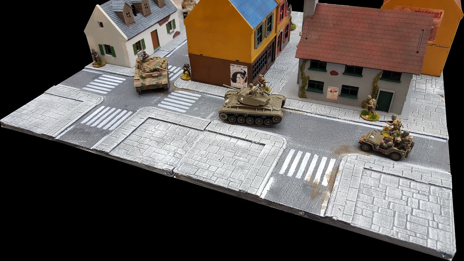 Modern Theme Example (Buildings and models included only for demonstration purposes; not part of the sets)