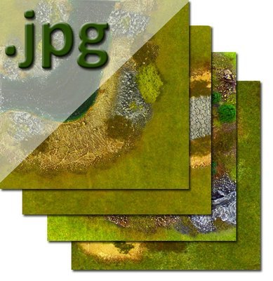 &quot;Green Spring&quot; Theme Outdoors Tiles - Digital Images