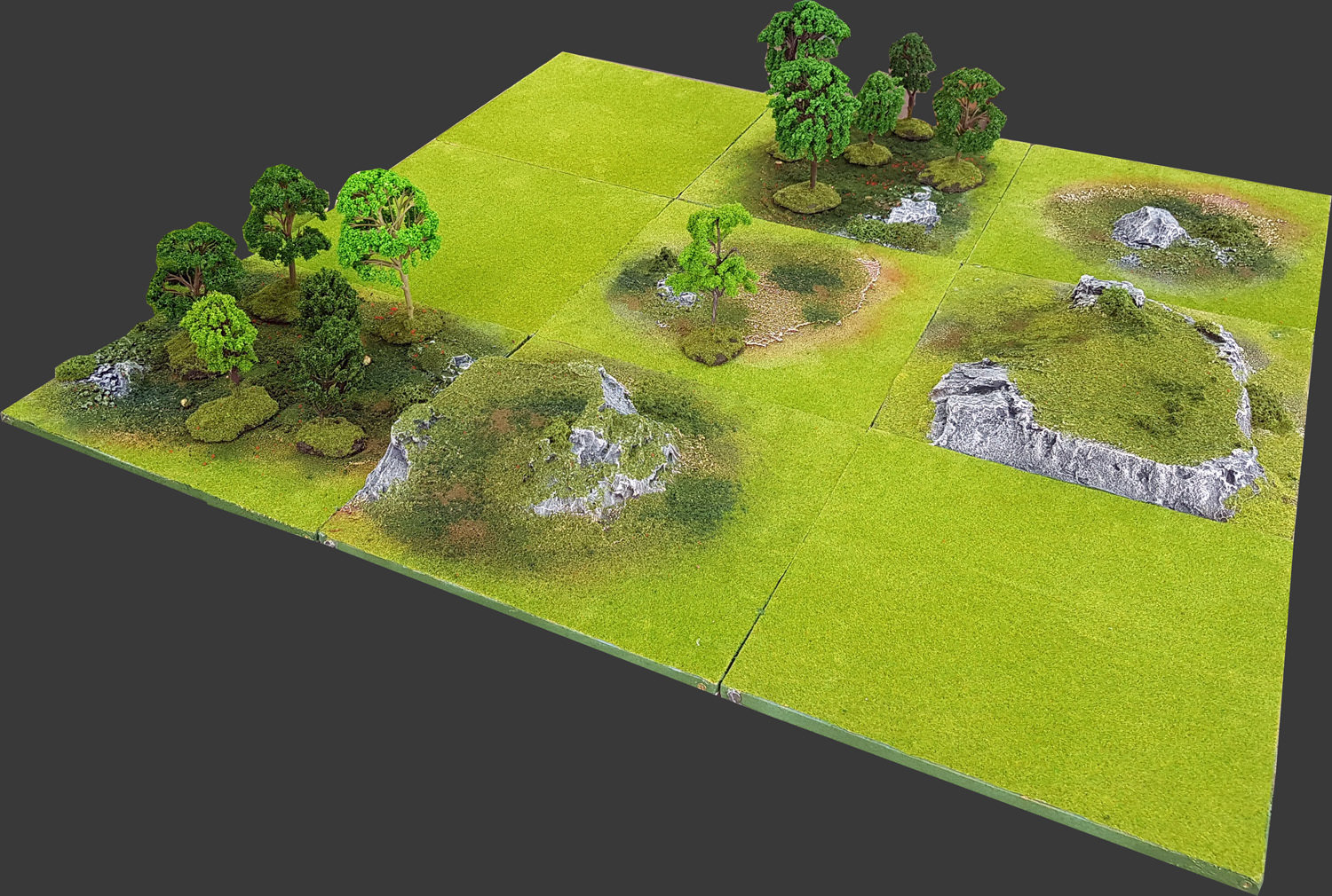 "Yavin-4" 3'x3' Green Spring Battlefield Set