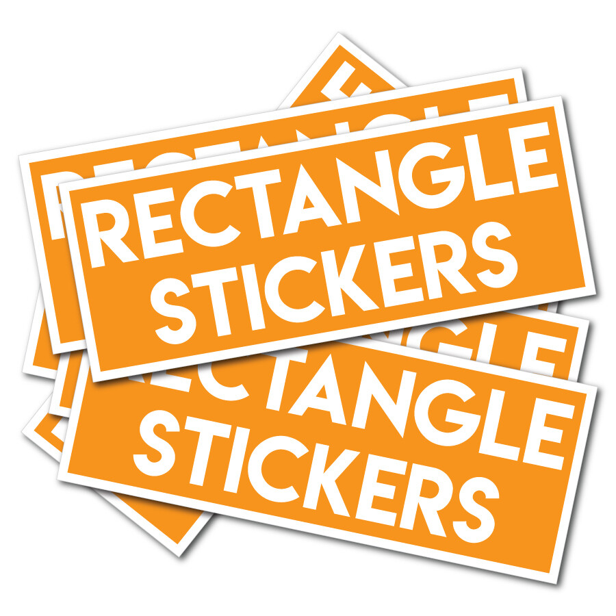 Rectangle Shaped Stickers