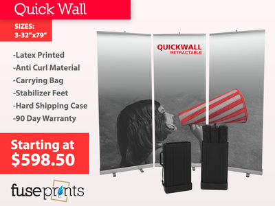 Quick Wall Banner Stands
