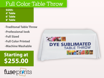 Draping Table Throws