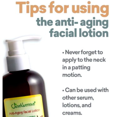 Tips for Using Anti-Aging Facial Lotion