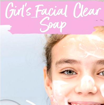 Girl's Natural Acne Facial Clear Soap