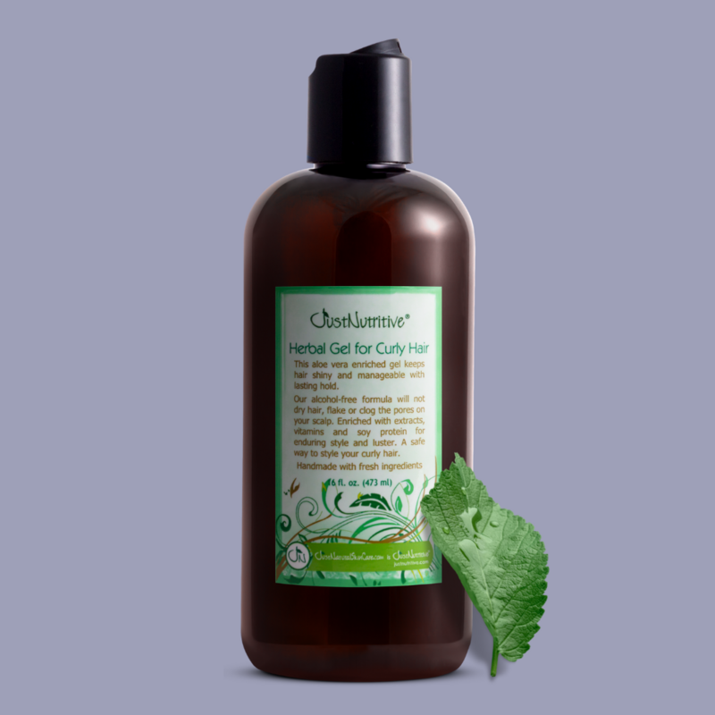Herbal Gel for Curly Hair / Frizz Hair