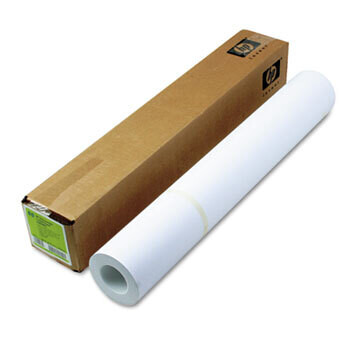 Designjet Inkjet Large Format Paper, 6.6 Mil, 24in X 100 Ft, White