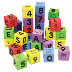 THE CHENILLE KRAFT COMPANY Wonderfoam Learning Blocks  Assorted  30 Blocks; UNIT OF MEASURE: EA