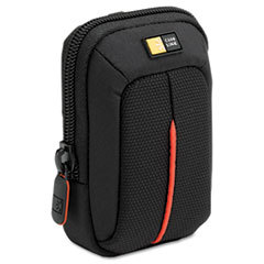 CASELOGIC Compact Digital Camera Case  Polyester/nylon  3-1/2 X 2 X 4-3/4  Black; UNIT OF MEASURE: EA