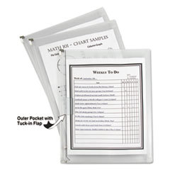 C-LINE PRODUCTS  INC Letter Size Zip 'n Go Expanding Portfolio With Outer Pocket  13 X 10  Clear; UNIT OF MEASURE: PG
