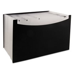 C-LINE PRODUCTS  INC 21-Pocket Stand-Up Design Expanding File  12in Exp.  Legal  15 X 9 1/4  Black; UNIT OF MEASURE: EA