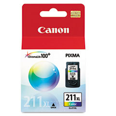 CANON COMPUTER SYSTEMS CCSI 2975b001 (cl-211xl) High-Yield Ink  349 Page-Yield  Tri-Color; UNIT OF MEASURE: EA