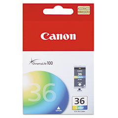 CANON COMPUTER SYSTEMS CCSI Cli36 (cli-36) Ink Tank  100 Page-Yield  Tri-Color; UNIT OF MEASURE: EA
