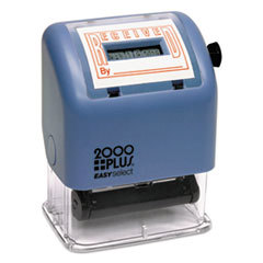 CONSOLIDATED STAMP 2000 Plus Es Dater  Received + Date  Red/blue; UNIT OF MEASURE: EA