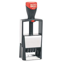 CONSOLIDATED STAMP Self-Inking Heavy Duty Stamps; UNIT OF MEASURE: EA